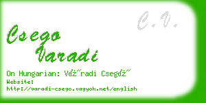 csego varadi business card